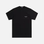 comme des gar ons homme black graphic tee - KITH-SHOP