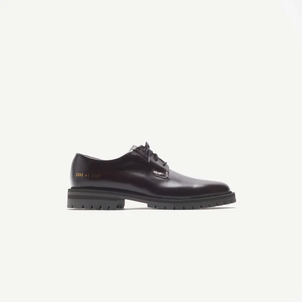 common projects oxblood leather derby shoes - KITH-SHOP