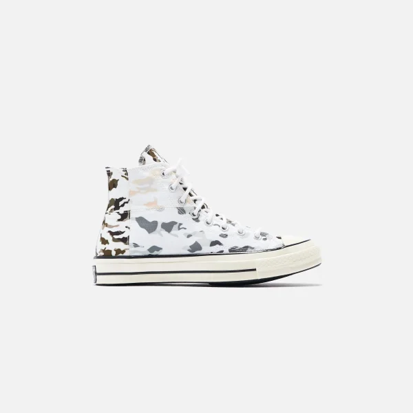 converse chuck 70 camo edition white carbon grey and egret sneakers - KITH-SHOP