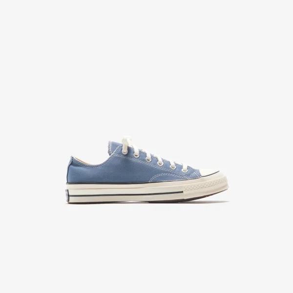 converse chuck 70 tonal polyester sneakers deep waters egret and black - KITH-SHOP