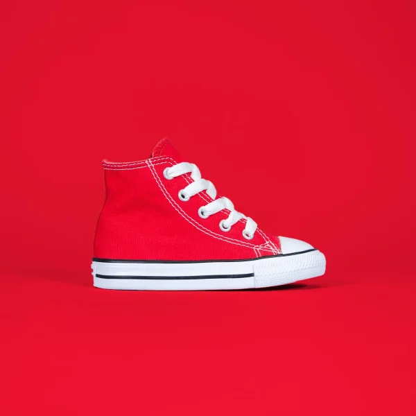 converse infant chuck taylor all star high top sneakers red white - KITH-SHOP