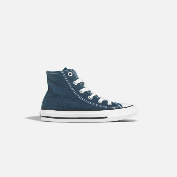 converse kids chuck taylor all star high top shoes navy and white - KITH-SHOP