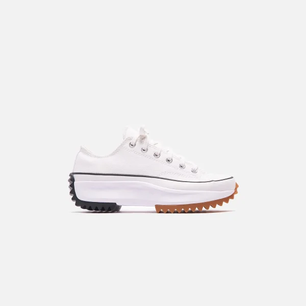 converse run star hike ox white black gum - KITH-SHOP