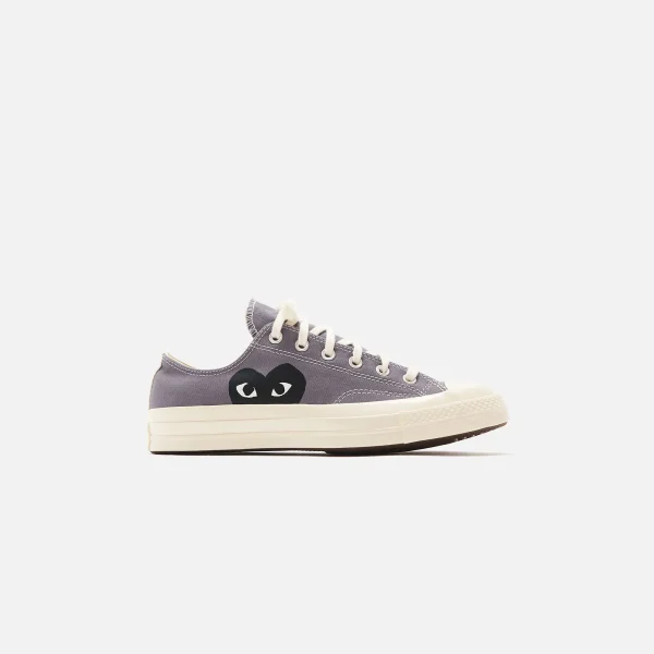 converse x cdg play chuck 70 ox steel gray - KITH-SHOP