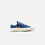 converse x comme des gar ons play chuck 70 ox blue quartz - KITH-SHOP