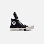 converse x rick owens turbodrk chuck 70 high black white sneakers - KITH-SHOP