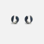 coperni navy logo drop earrings - KITH-SHOP