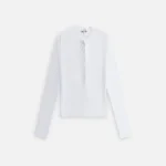 cotton citizen white verona henley shirt - KITH-SHOP