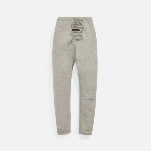 cozy essentials dark heather oatmeal sweatpants - KITH-SHOP