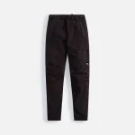 cp company black micro reps track pants - KITH-SHOP