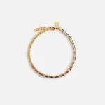 crystal haze mini baguette chakra bracelet multicolor - KITH-SHOP