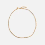 crystal haze mini baguette choker necklace clear - KITH-SHOP