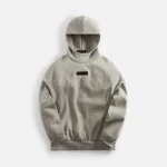 dark heather oatmeal essentials hoodie - KITH-SHOP