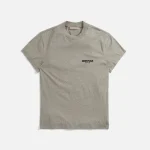 dark oatmeal essentials tee 1 - KITH-SHOP