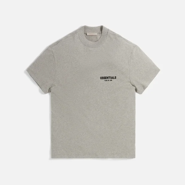 dark oatmeal essentials tee - KITH-SHOP