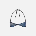 denim print miaou rio bikini top - KITH-SHOP