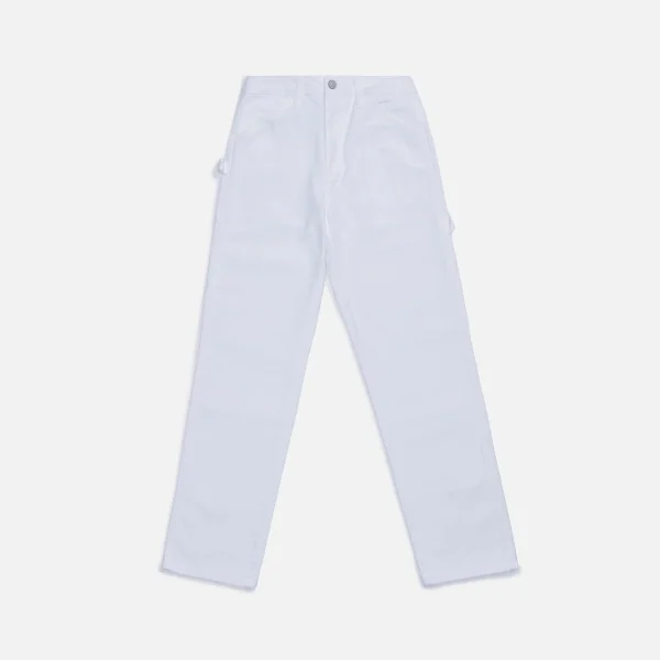 dickies girl white carpenter pants for women - KITH-SHOP