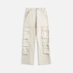 diesel sire cargo jeans white red - KITH-SHOP