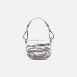 diesel textured silver xxs 1dr bag - KITH-SHOP