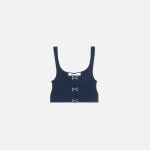 dion lee midnight hook crop top - KITH-SHOP