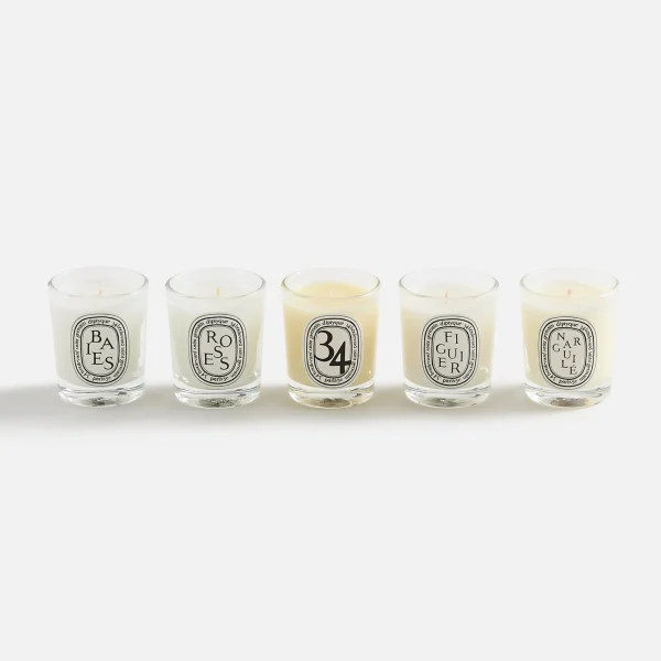 diptyque 5 piece mini candle gift set holiday 2024 collection - KITH-SHOP