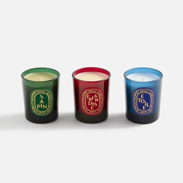 diptyque limited edition holiday set of 3 votive candles - KITH-SHOP