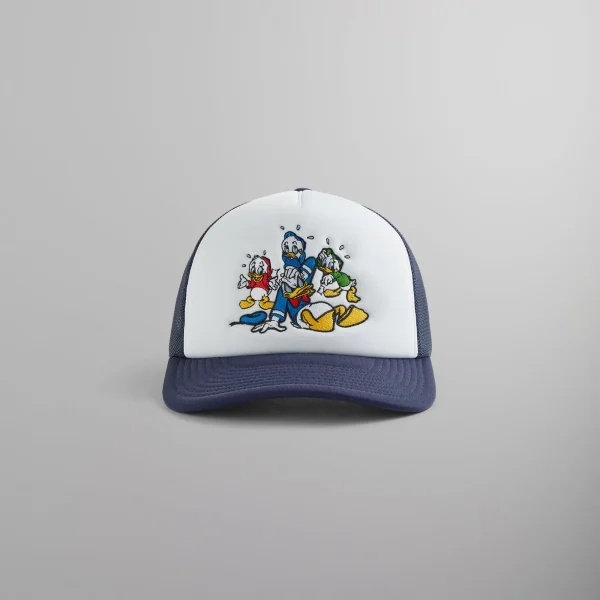 disney x kith donald duck nephews nolan trucker hat nocturnal edition - KITH-SHOP