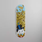 disney x kith donald duck scrooge skatedeck multicolor - KITH-SHOP