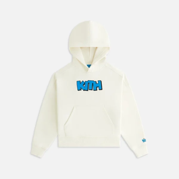 disney x kith kids donald duck logo nelson hoodie silk - KITH-SHOP