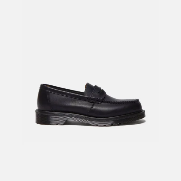 dr martens black classic calf leather penton loafer - KITH-SHOP