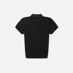 dries van noten black mindo polo shirt - KITH-SHOP