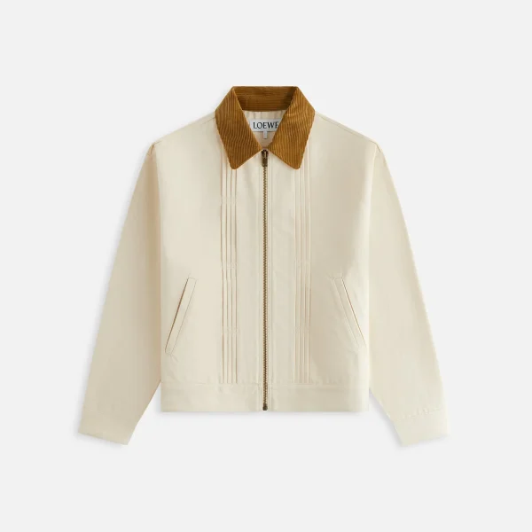 ecru loewe jacket stylish and elegant outerwear - KITH-SHOP