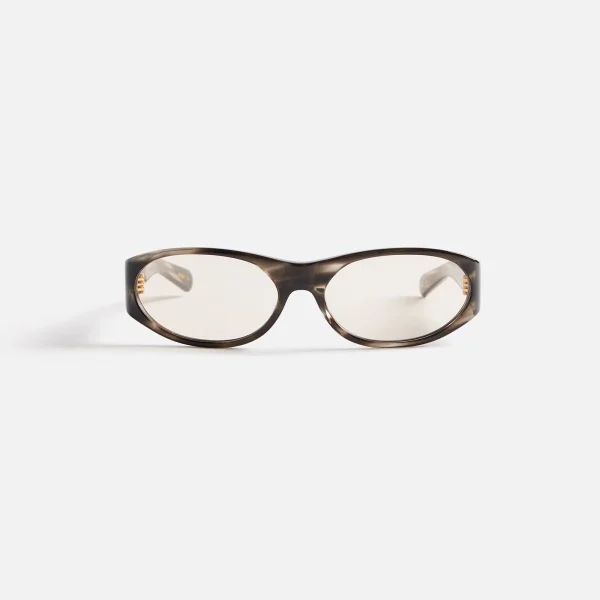 eddie kyu flatlist clear grey transparent lens sunglasses - KITH-SHOP