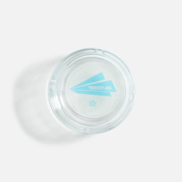 elegant glass ashtray with paper airplane design for indoor use - KITH-SHOP