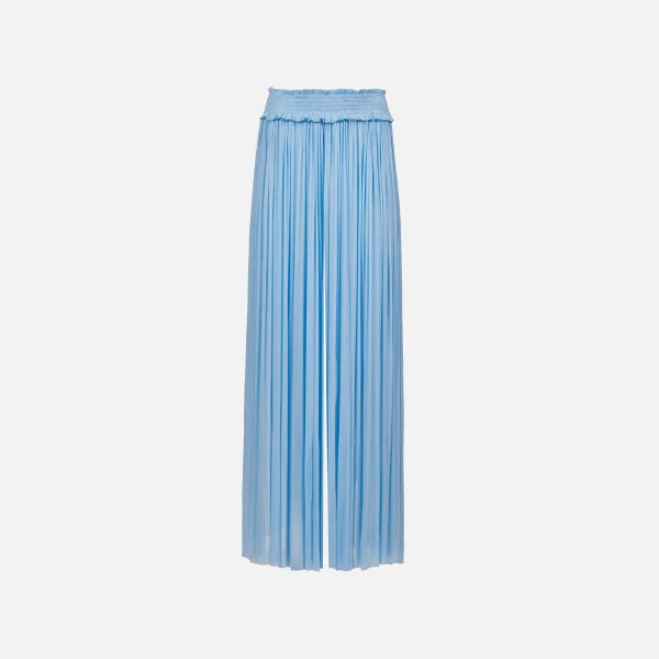 elena makri baby blue tegea pants elegant and comfortable - KITH-SHOP