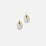 eliou bonnie clear gold earrings - KITH-SHOP