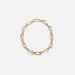 eliou conor gold and clear crystal necklace - KITH-SHOP