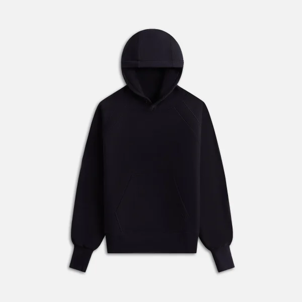 engineered garments black raglan hoodie - KITH-SHOP