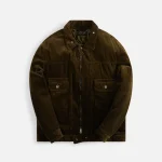 engineered garments corduroy trucker jacket olive cotton 8w - KITH-SHOP