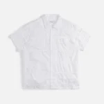 engineered garments white cotton patchwork camp shirt - KITH-SHOP