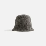 engineered garments wool homespun cap in brown and black - KITH-SHOP