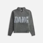 erl open neck grey dangerous sweater - KITH-SHOP