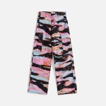 erl pink rave camo printed cargo pants - KITH-SHOP