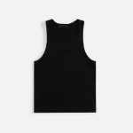 essentials core tank top in jet black - KITH-SHOP