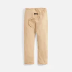 essentials cozy fleece relaxed fit sweatpants sand - KITH-SHOP