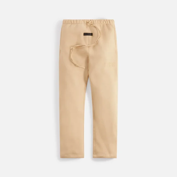 essentials cozy fleece relaxed fit sweatpants sand - KITH-SHOP