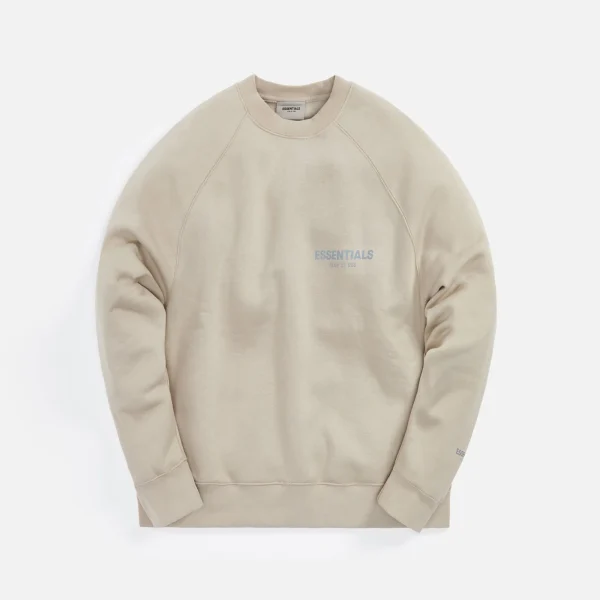 essentials crewneck sweatshirt with string - KITH-SHOP