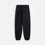 essentials jet black sweatpants - KITH-SHOP