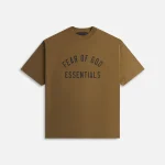 essentials olive crewneck jersey tee - KITH-SHOP