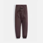 essentials woven nylon track pants in plum - KITH-SHOP